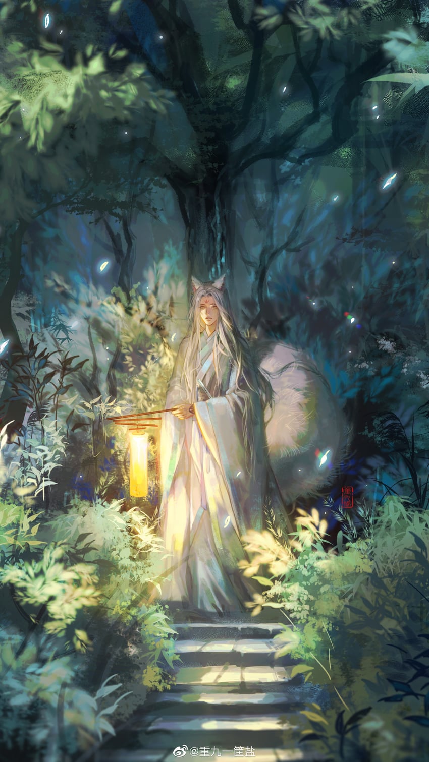 qi sili (light and night love) drawn by chongjiu_yi_kuang_yan