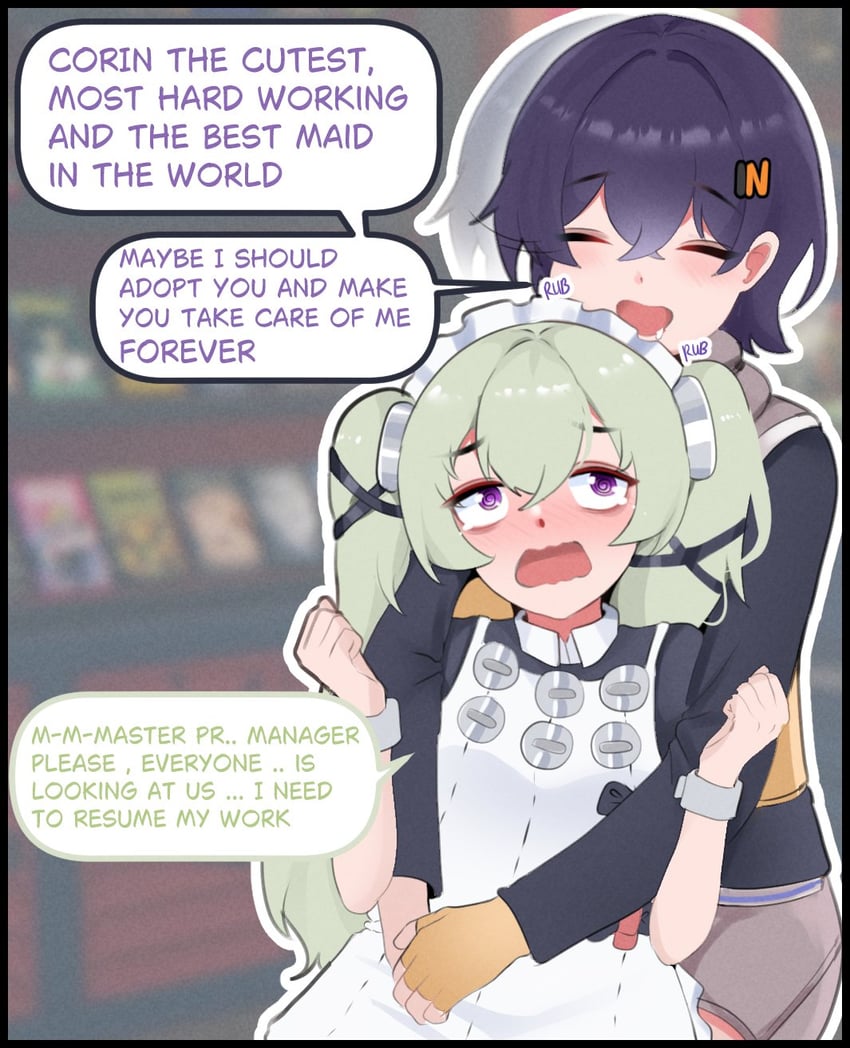 belle and corin wickes (zenless zone zero) drawn by gollyflower
