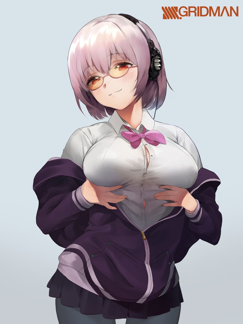 shinjou akane (gridman universe and 1 more) drawn by uthy