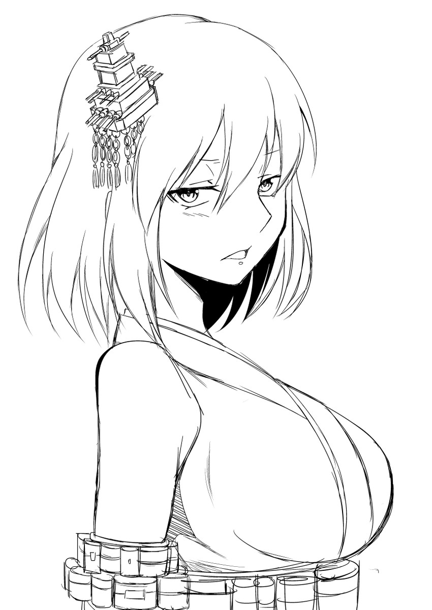 yamashiro (kantai collection) drawn by ha_akabouzu