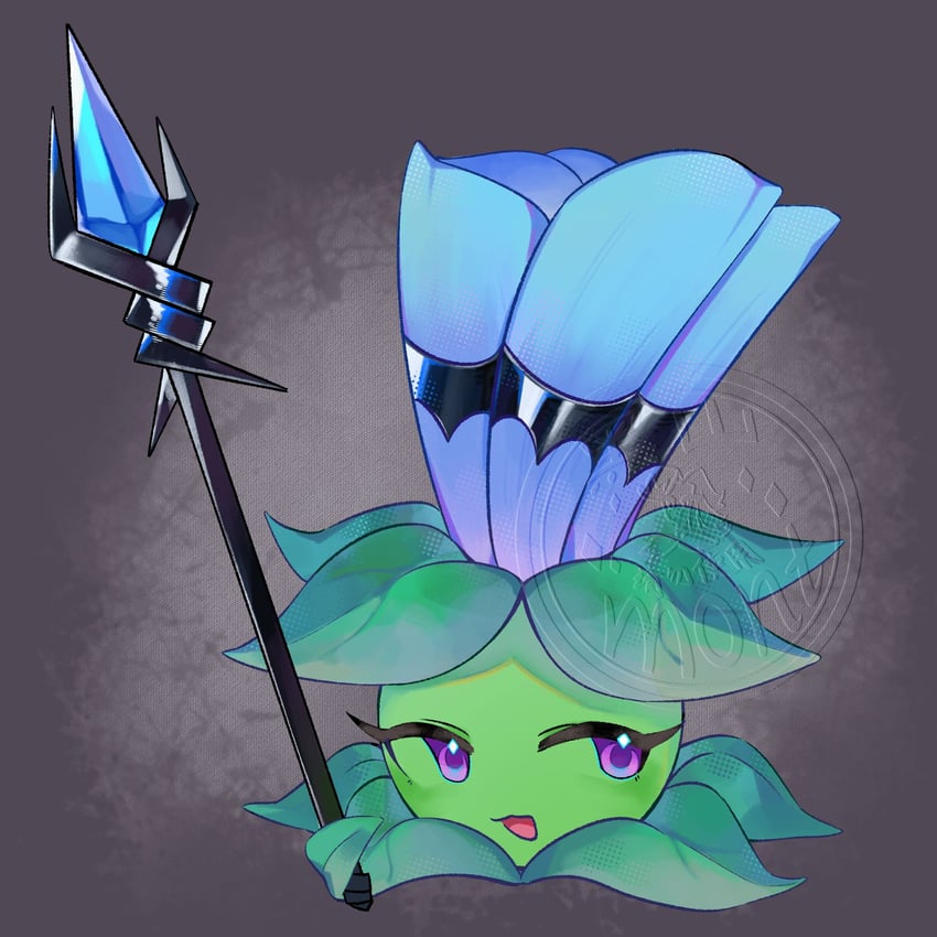moonflower (plants vs. zombies and 1 more) drawn by reoghostreo