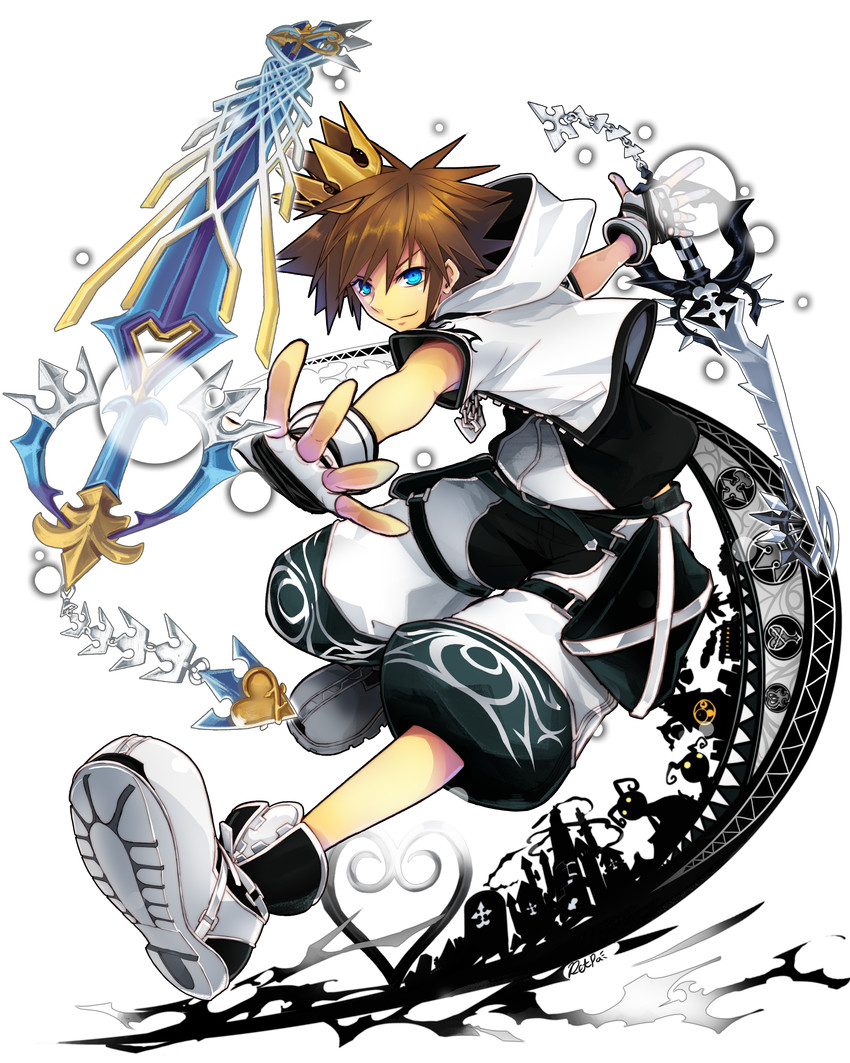 sora and shadow (kingdom hearts and 1 more) drawn by retpa
