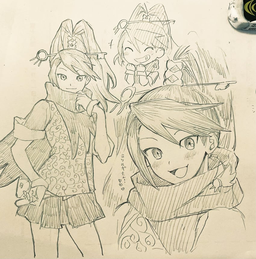 kay faraday (ace attorney and 1 more) drawn by izumi_whale