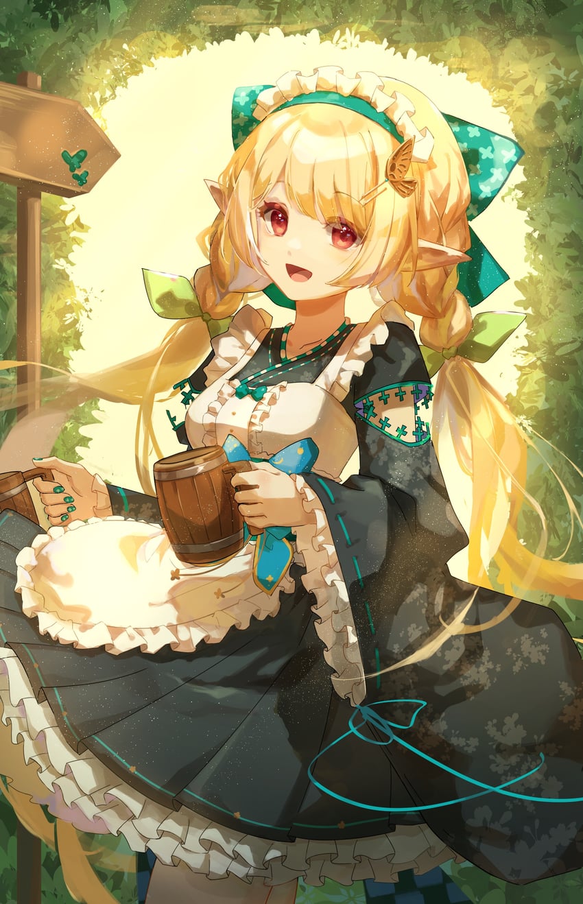 pomu rainpuff (nijisanji and 1 more) drawn by a_ji
