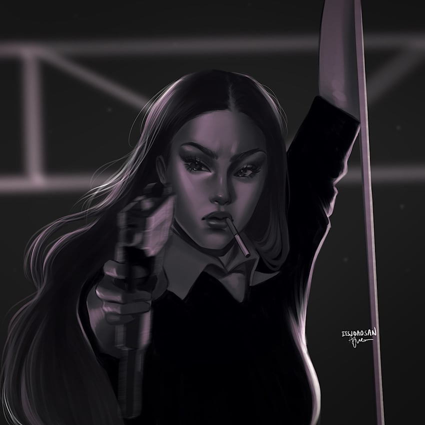 devon aoki and dominique (d.e.b.s.) drawn by itsjoaosan
