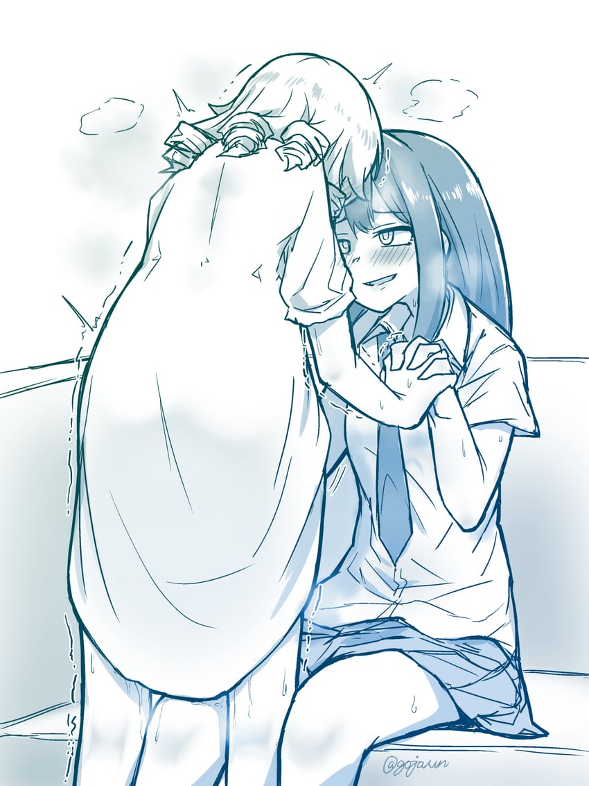 shibuya rin and morikubo nono (idolmaster and 1 more) drawn by gojarun