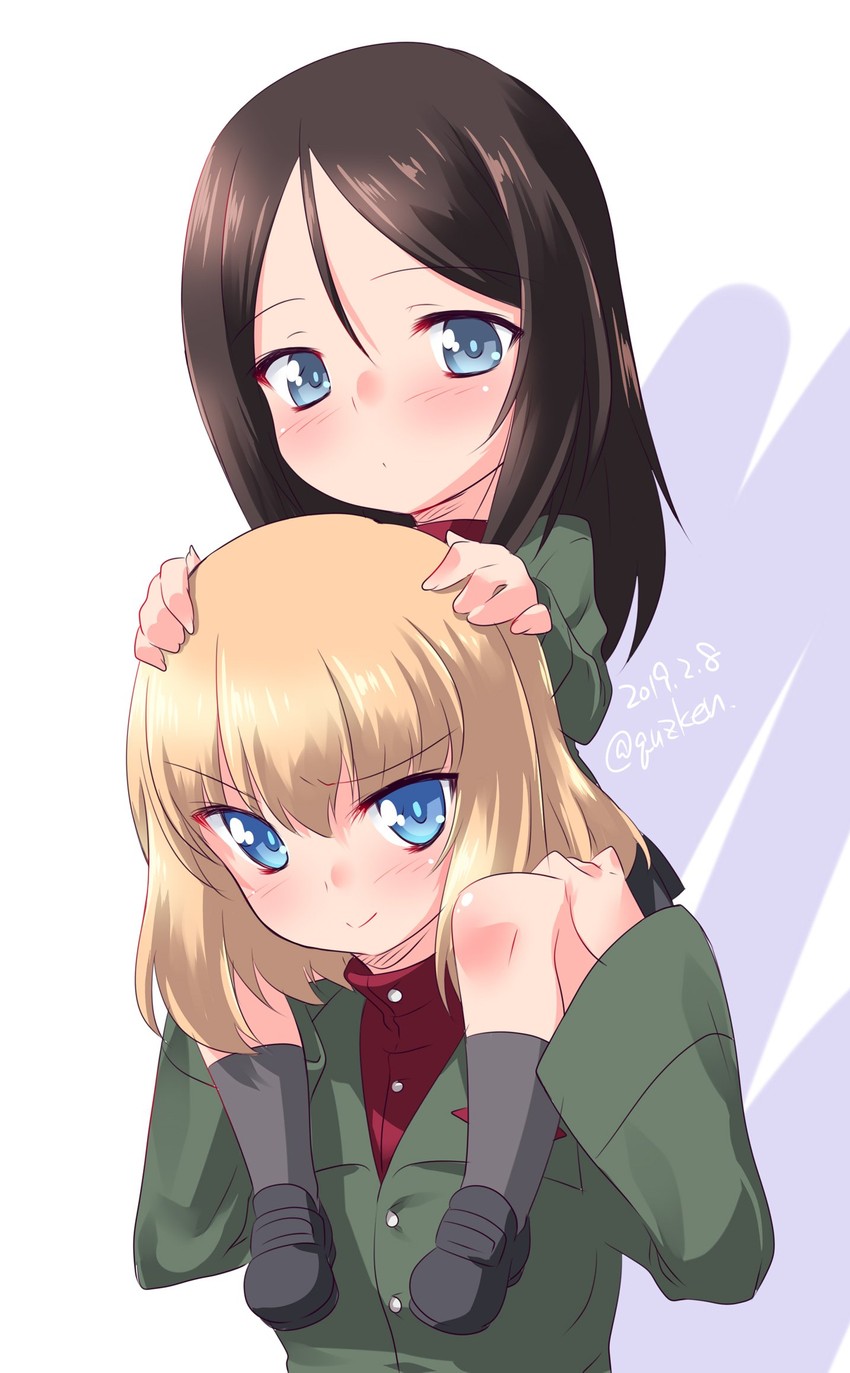 katyusha and nonna (girls und panzer) drawn by kuzuryuu_kennosuke