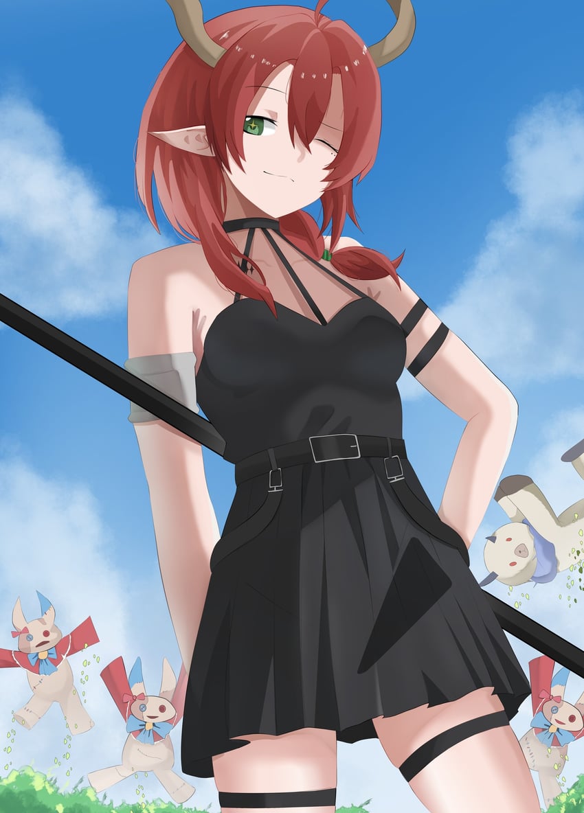 ubel, ciaccona, and hasegawa ikumi (wuthering waves and 1 more) drawn by lazzyman