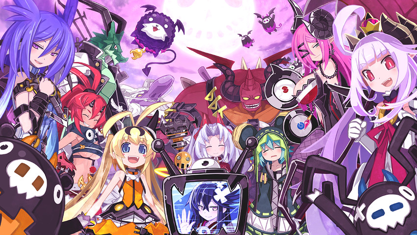 ruche, levia, faust, mammon, fegor, and 5 more (makai shin trillion) drawn by nanameda_kei