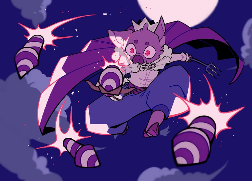 technoblade (minecraft youtube and 1 more) drawn by vivi_(viridescenttemple)