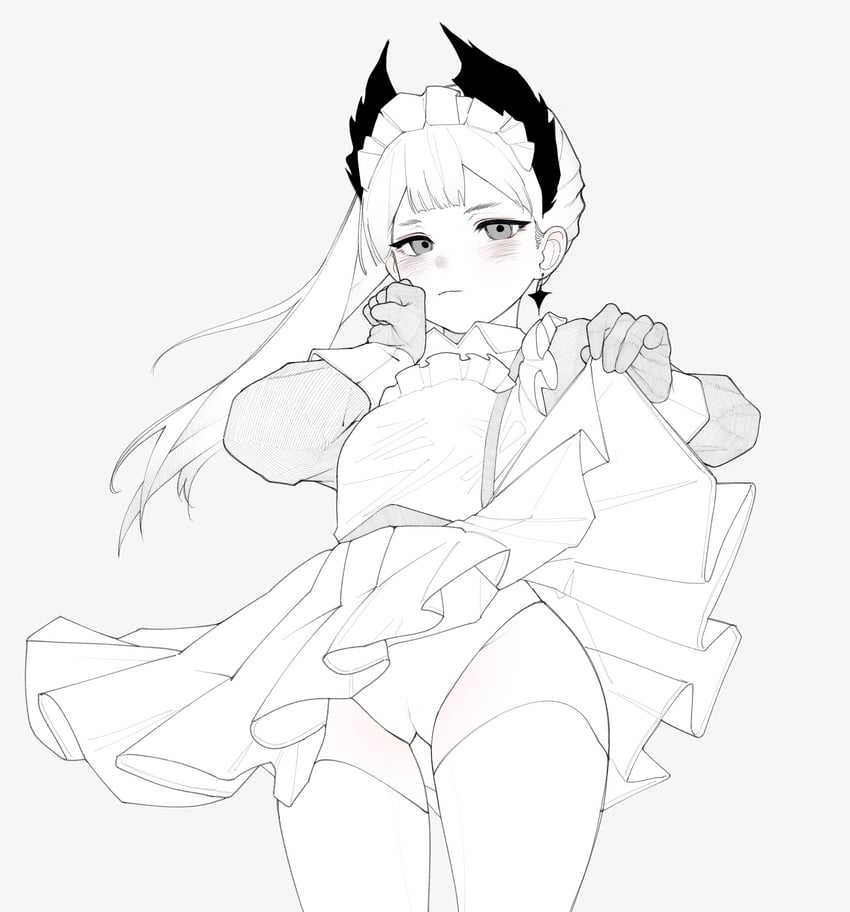 irene (arknights and 1 more) drawn by soda_(sod4)