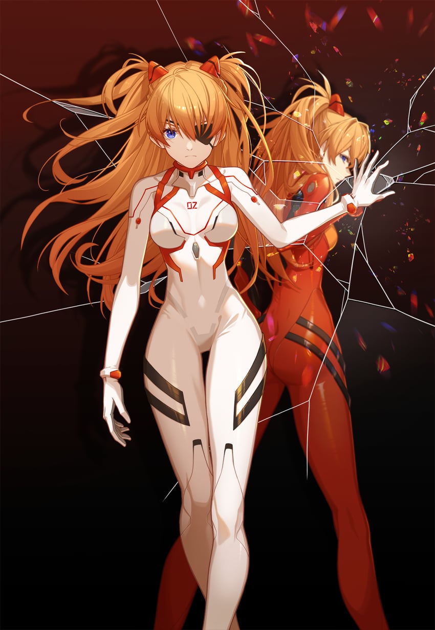 souryuu asuka langley (neon genesis evangelion and 2 more) drawn by cross_akiha