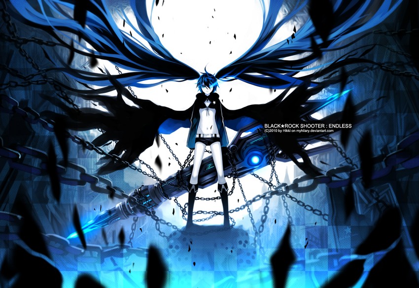 black rock shooter (black rock shooter) drawn by myhilary