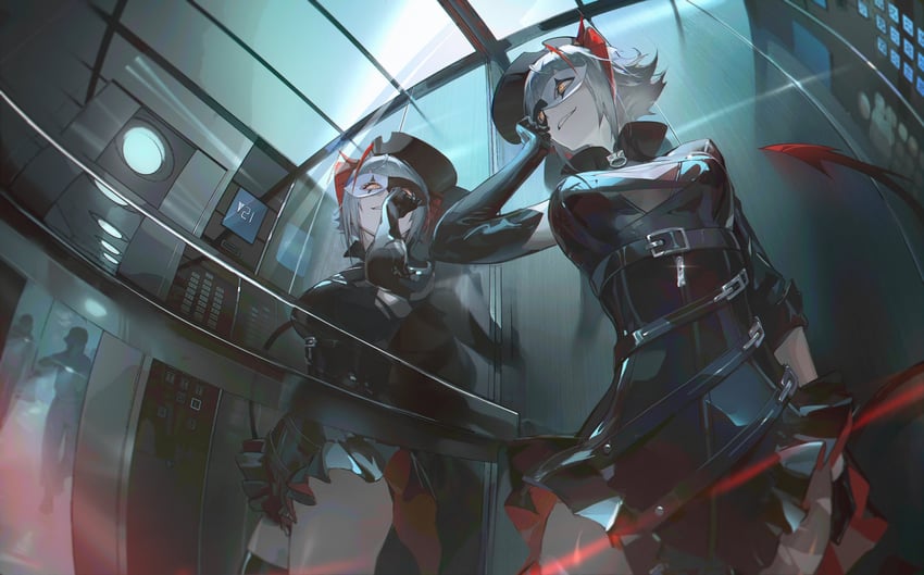 w (arknights and 1 more) drawn by ash-c