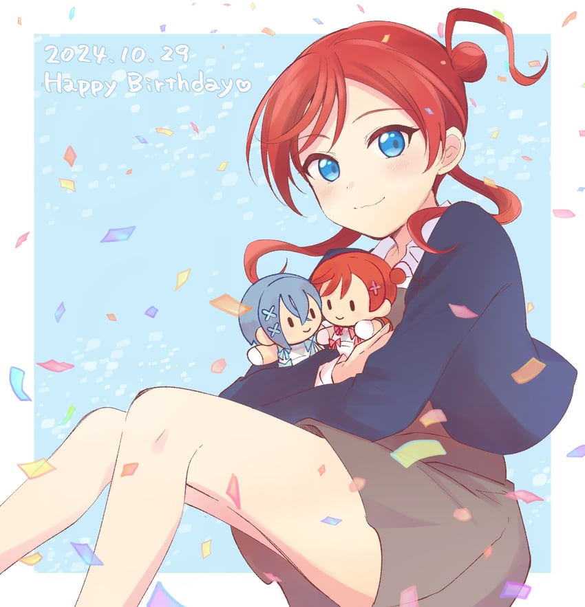 wakana shiki and yoneme mei (love live! and 1 more) drawn by mame_mochiko