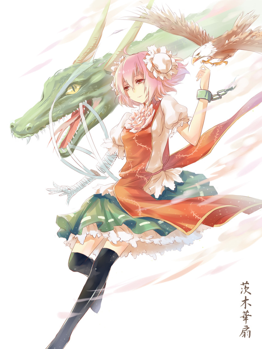 ibaraki kasen, koutei, and kume (touhou) drawn by a_luo