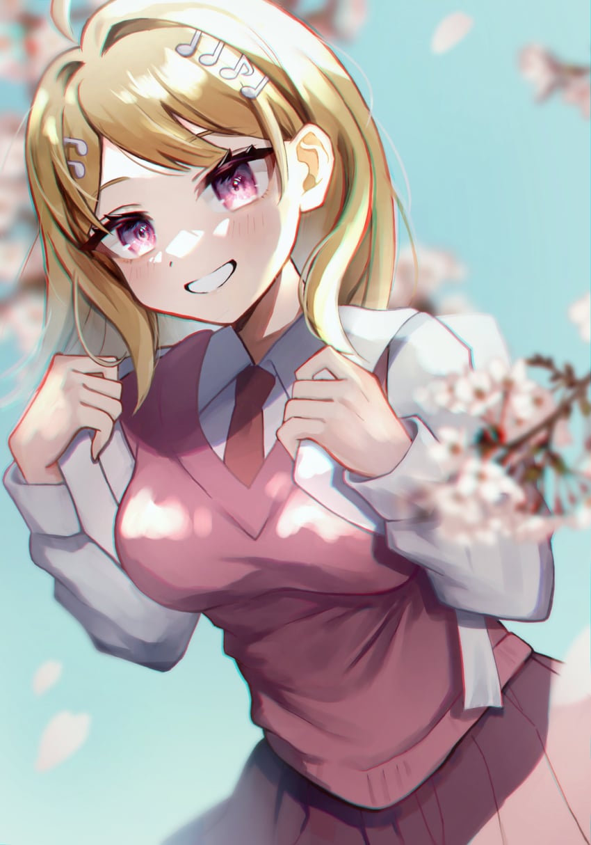 akamatsu kaede (danganronpa and 1 more) drawn by idzuki_kenkyu-in