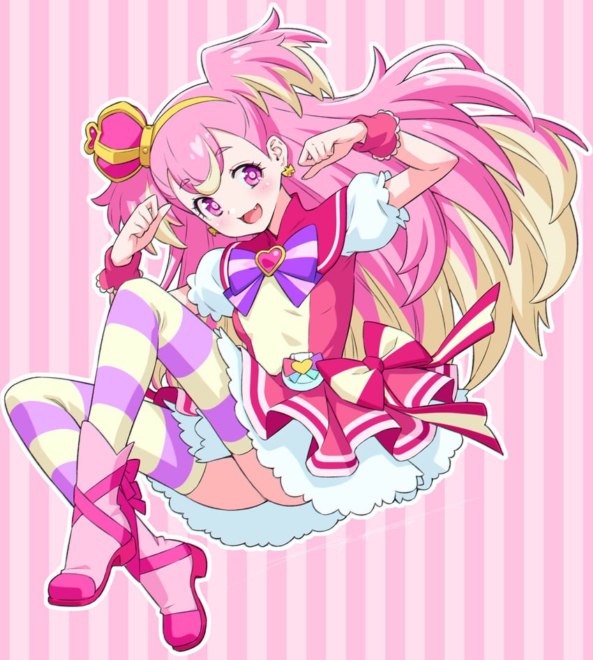 inukai komugi and cure wonderful (precure and 1 more) drawn by kazuma_muramasa