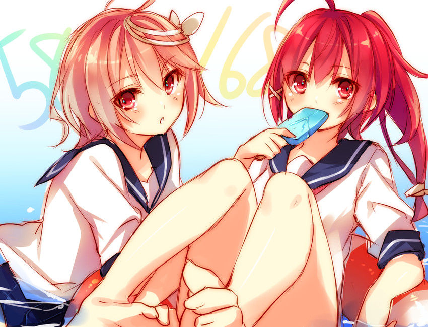 i-58 and i-168 (kantai collection) drawn by toosaka_asagi