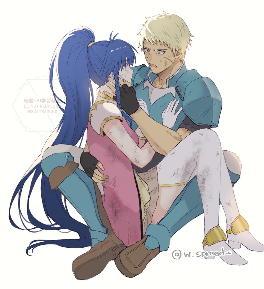 tana and cormag (fire emblem and 1 more) drawn by wspread