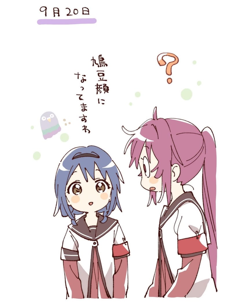 furutani himawari and sugiura ayano (yuruyuri) drawn by namori