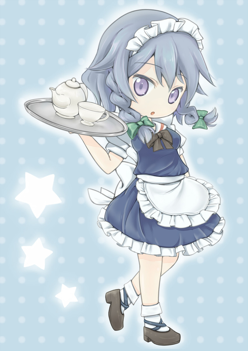 izayoi sakuya (touhou) drawn by misa_(misamisa-misa) and nakahara_masahiko