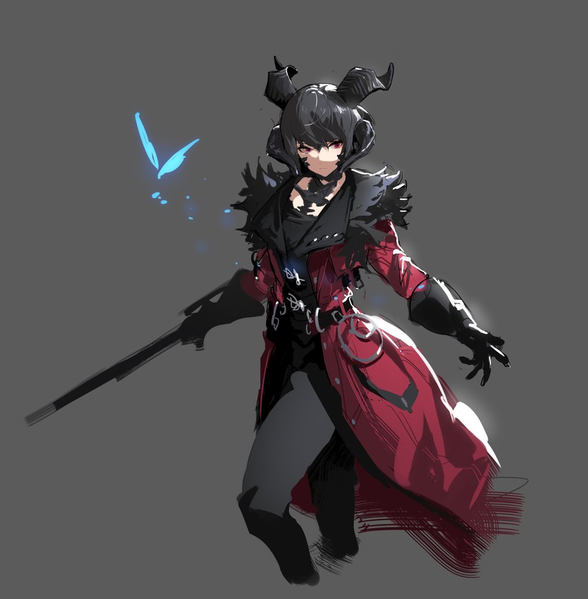 warrior of light (final fantasy and 1 more) drawn by shisantian