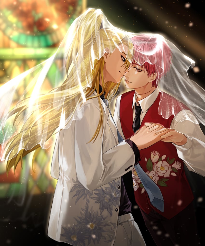 deidara and sasori (naruto and 1 more) drawn by crescent_(cgcrescent)