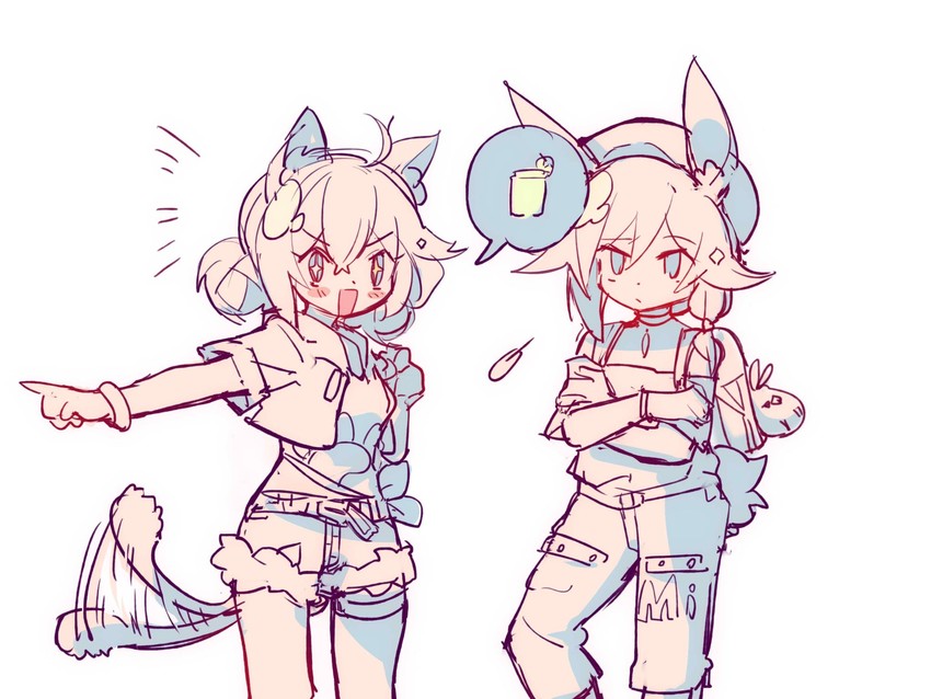 kiana kaslana and fu hua (honkai and 1 more) drawn by meadow_(morphinecaca)
