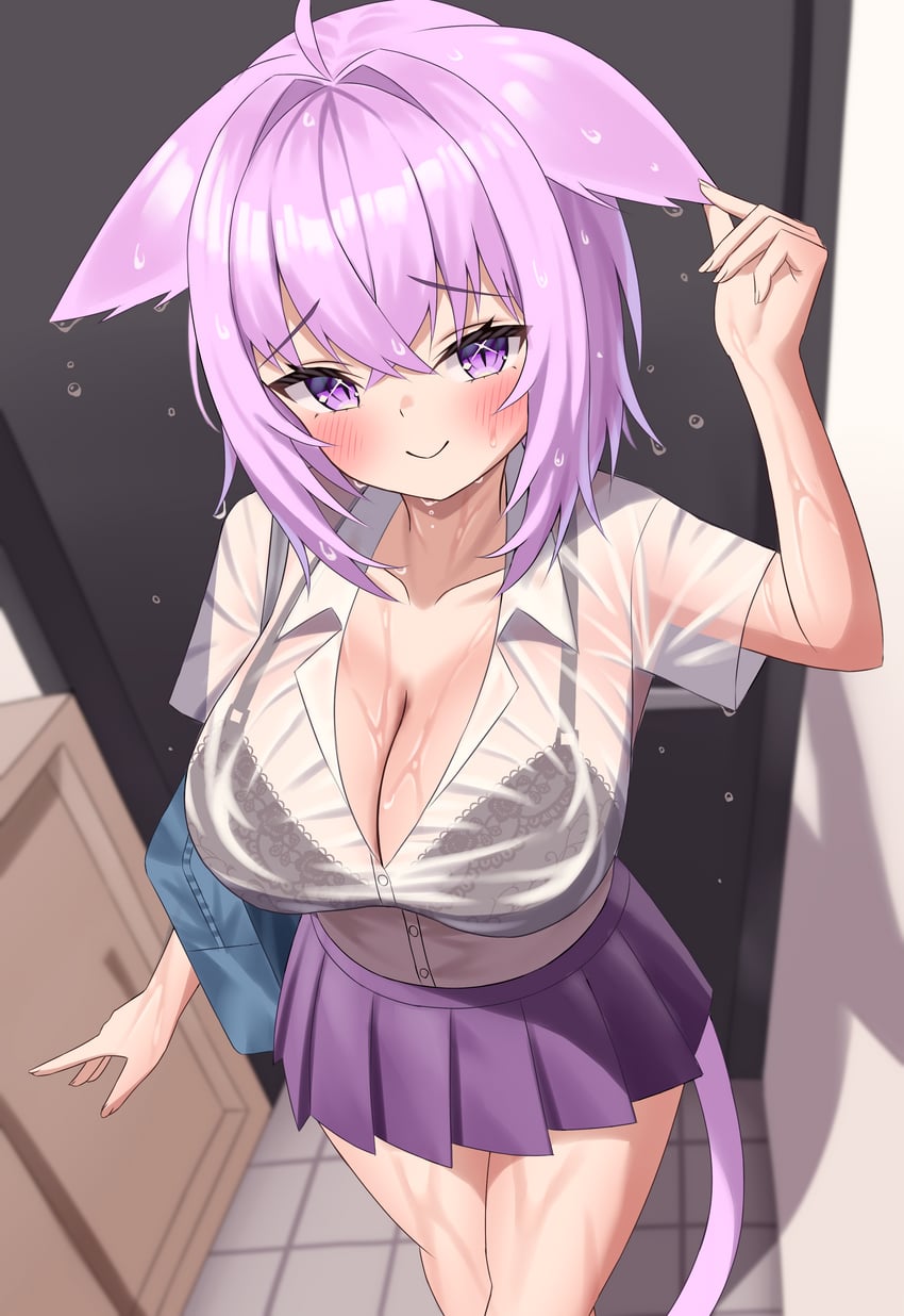 nekomata okayu (hololive) drawn by kumoru_(kumoru_145)