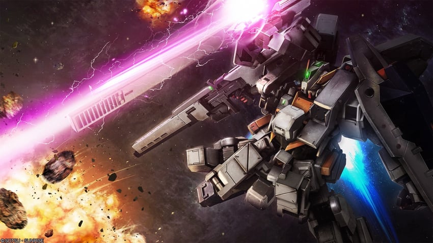 gundam tr-1 hazel and gundam tr-1 hazel owsla (gundam and 3 more) drawn by tenjin_hidetaka