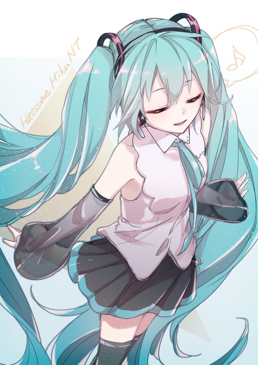 hatsune miku (vocaloid and 1 more) drawn by shinoduki