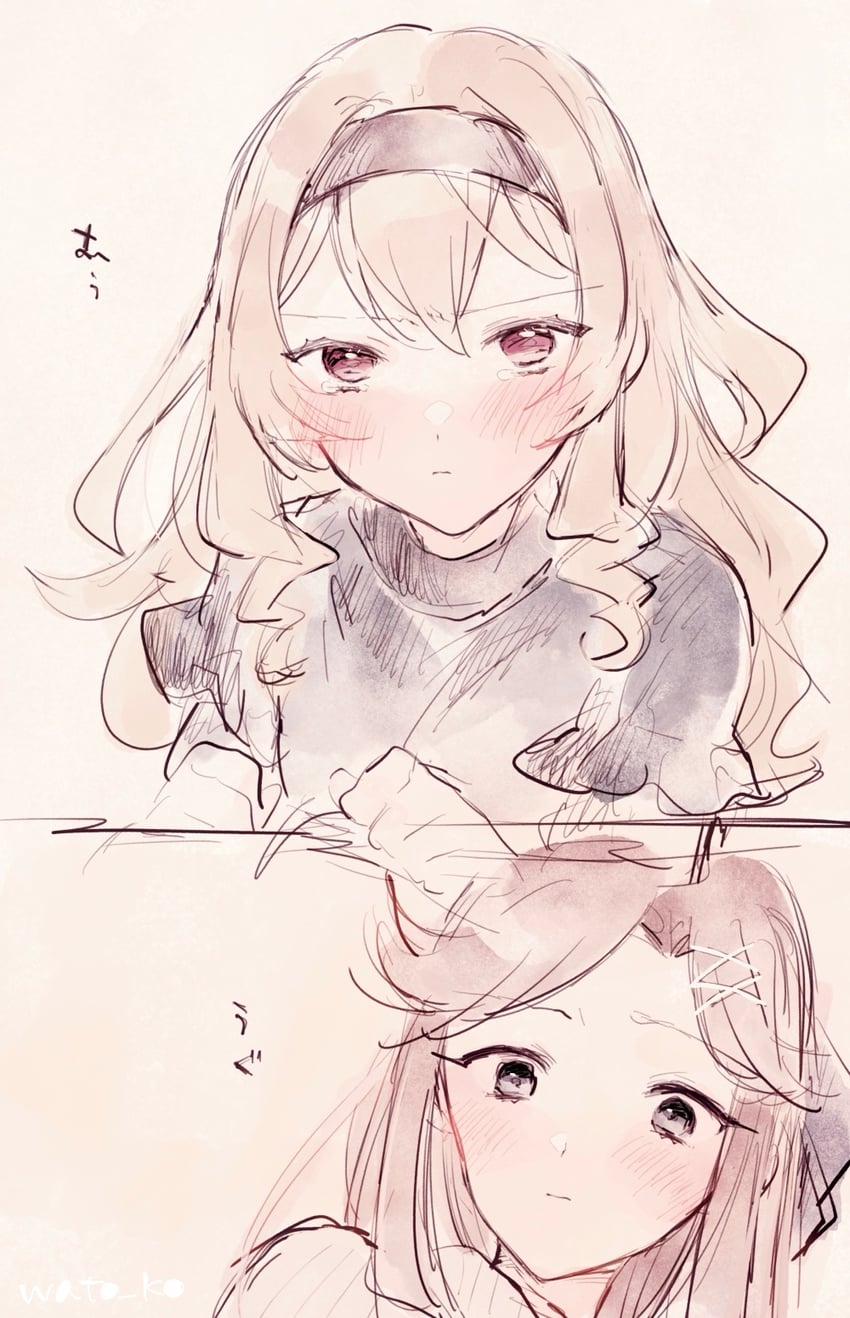 saijou claudine and tendou maya (shoujo kageki revue starlight) drawn by wato_(ko)