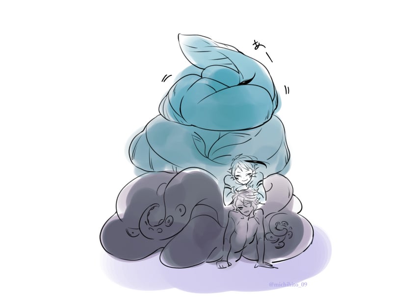 jade leech and azul ashengrotto (twisted wonderland) drawn by michihito