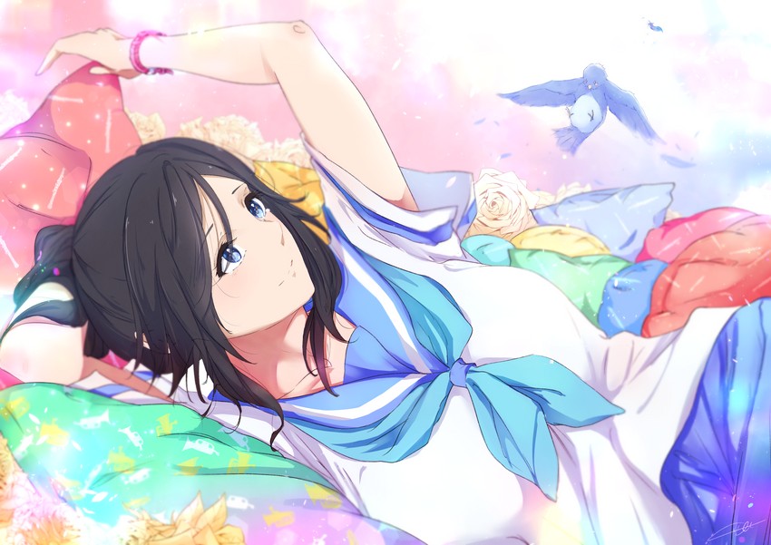 kasaki nozomi (hibike! euphonium and 1 more) drawn by kuzia_(atarayo)