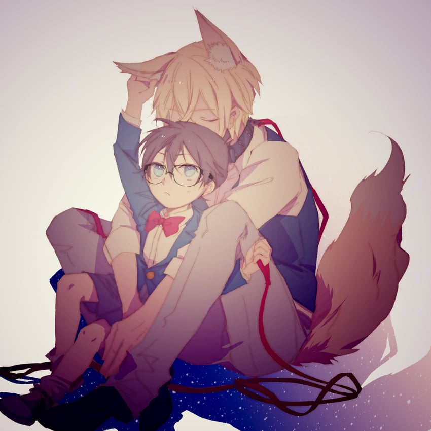 edogawa conan and amuro tooru (meitantei conan) drawn by jikei