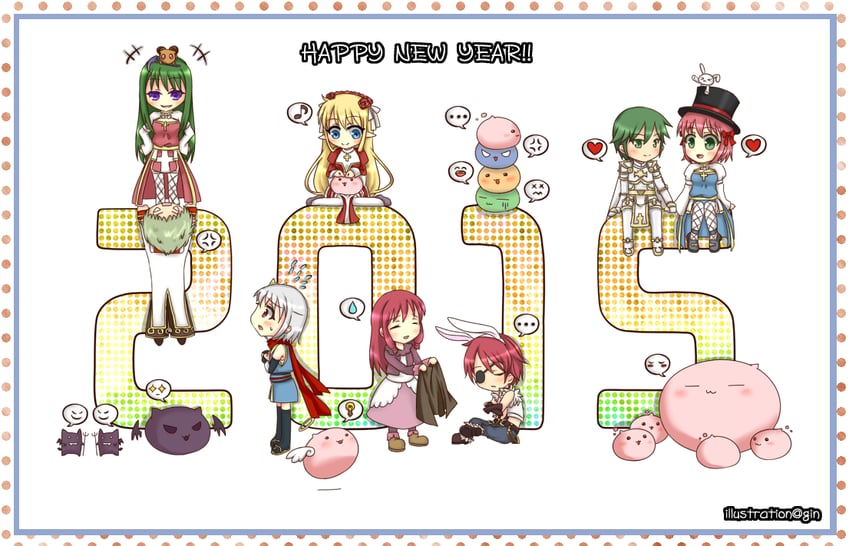 arch bishop, high priest, poring, whitesmith, rune knight, and 9 more (ragnarok online) drawn by ginn0613v