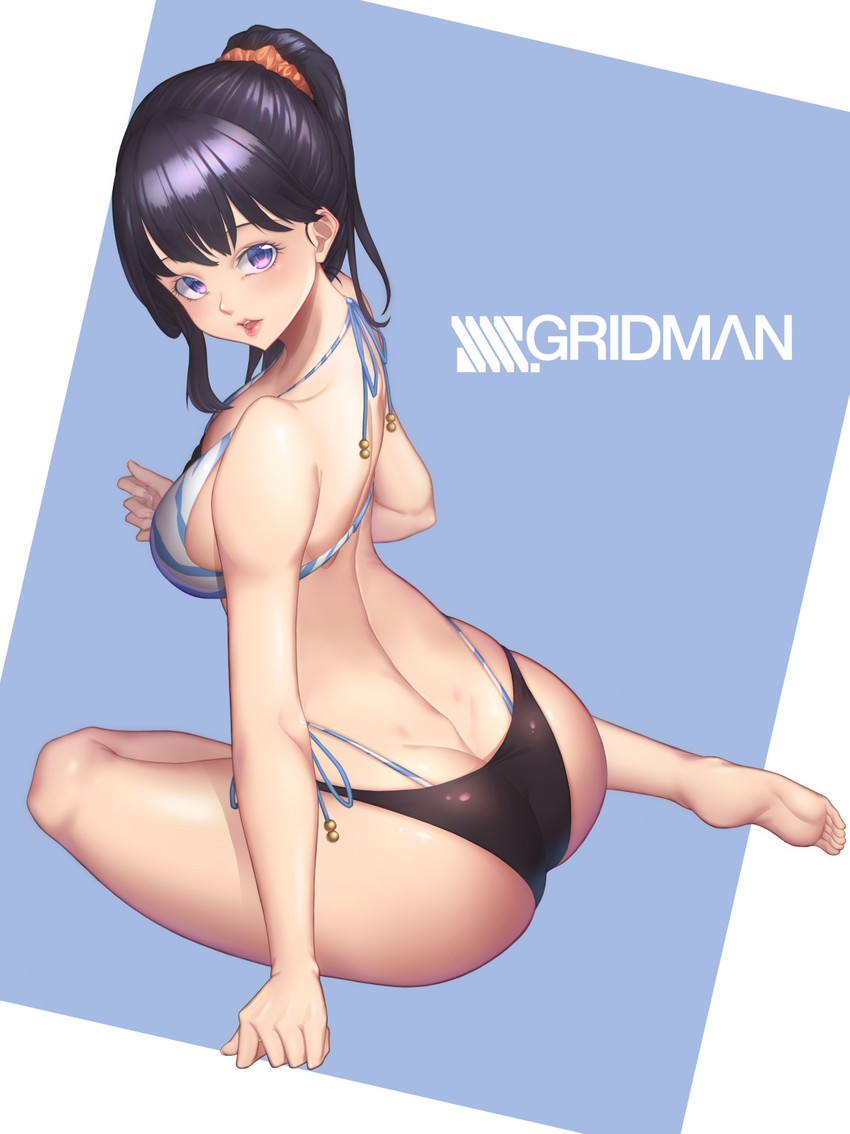takarada rikka (gridman universe and 1 more) drawn by silver_tokki