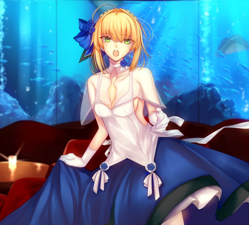 artoria pendragon and saber (fate and 1 more) drawn by iro_(sekaixiro)