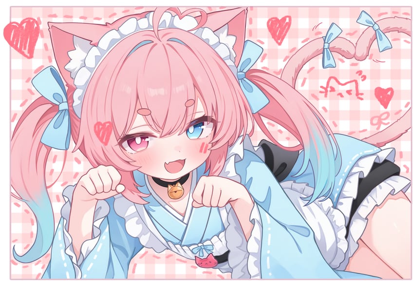 nekomiya kokoro (indie virtual youtuber) drawn by kohaku_rinne