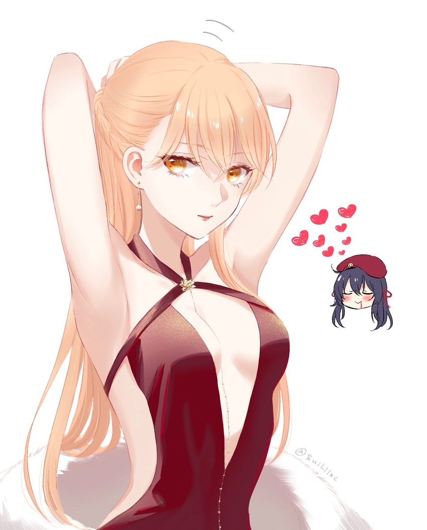 ots-14 and female commander (girls' frontline) drawn by sui_(camellia)