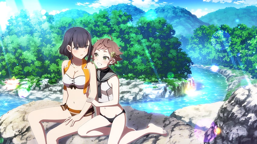 nitta hirona and toribane yuuki (toji no miko and 1 more)
