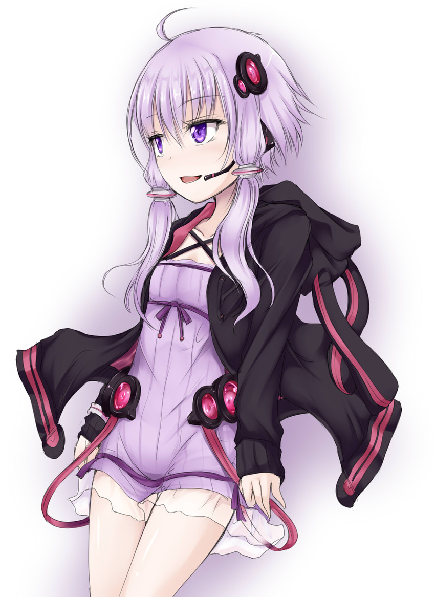 yuzuki yukari (vocaloid and 1 more) drawn by shimo_(depthbomb)