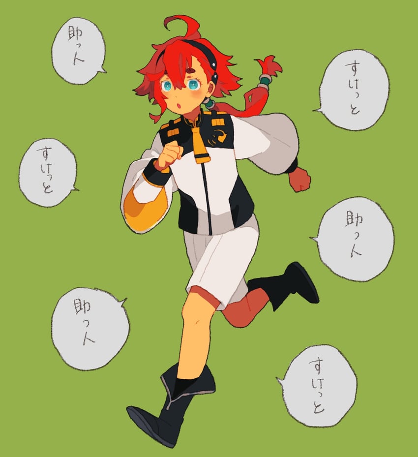 suletta mercury (gundam and 1 more) drawn by dou_(mame_eee)