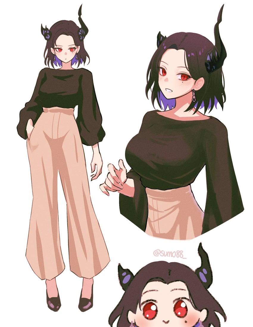 nerissa ravencroft (hololive and 1 more) drawn by sumosumo