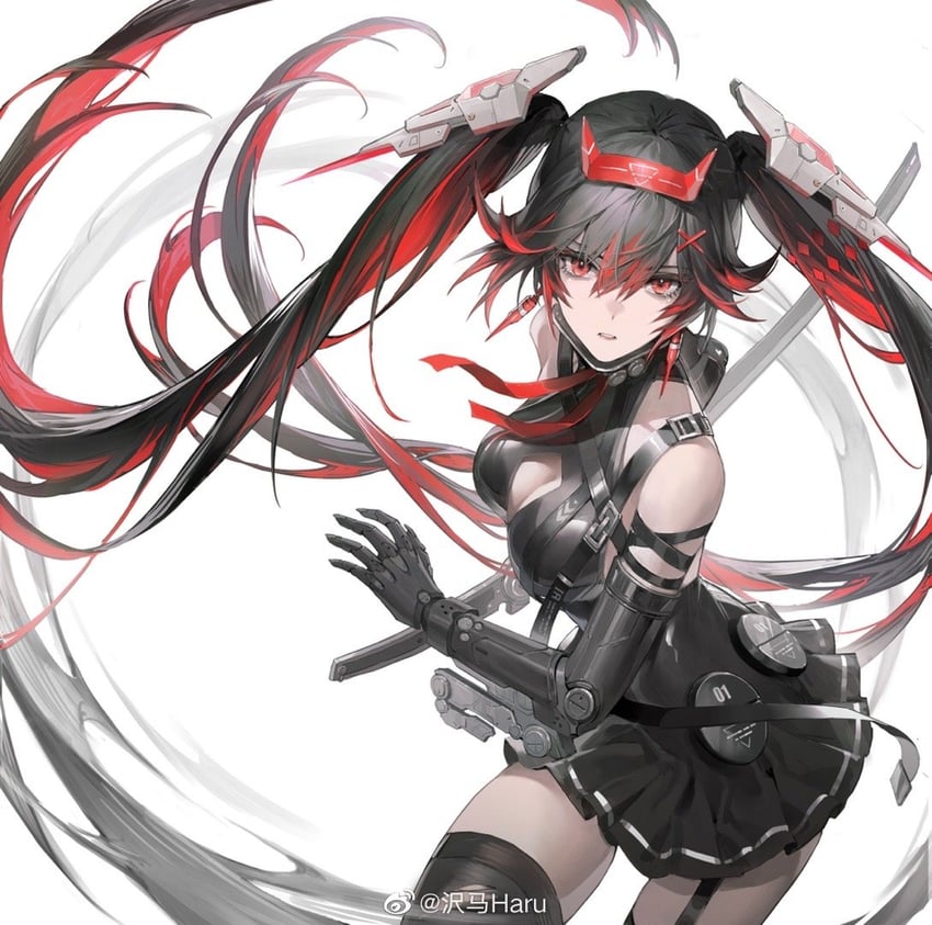lucia and lucia: dawn (punishing: gray raven) drawn by sawamaharu