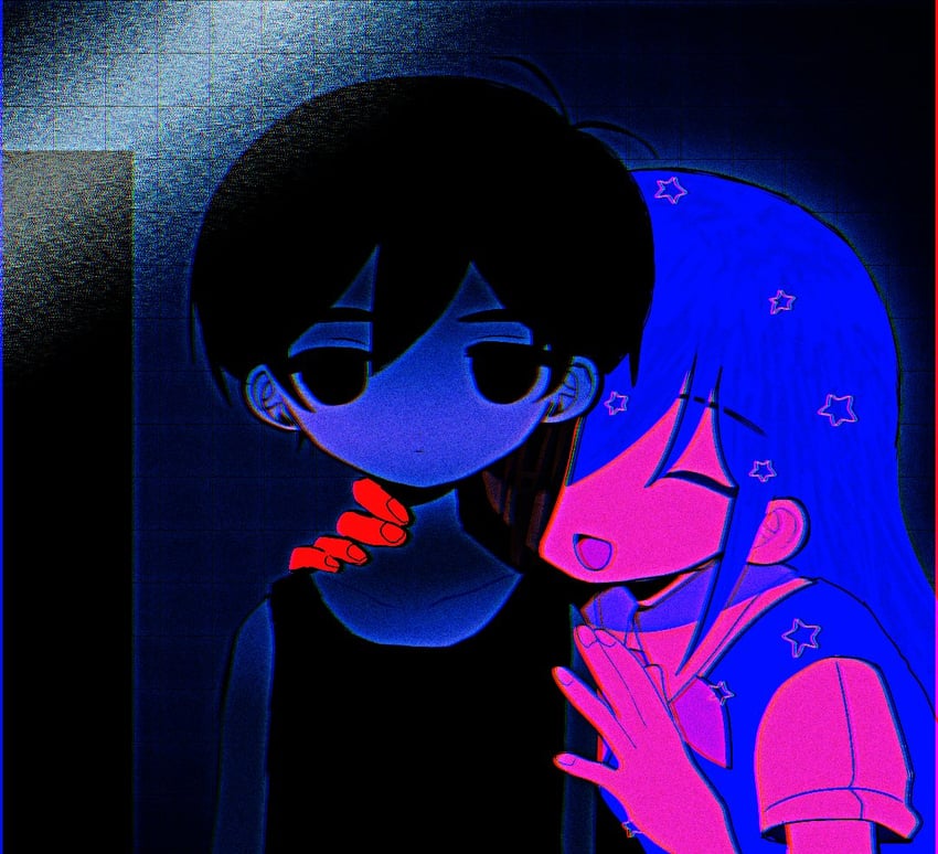 omori and mari (omori) drawn by kobanzame_omo