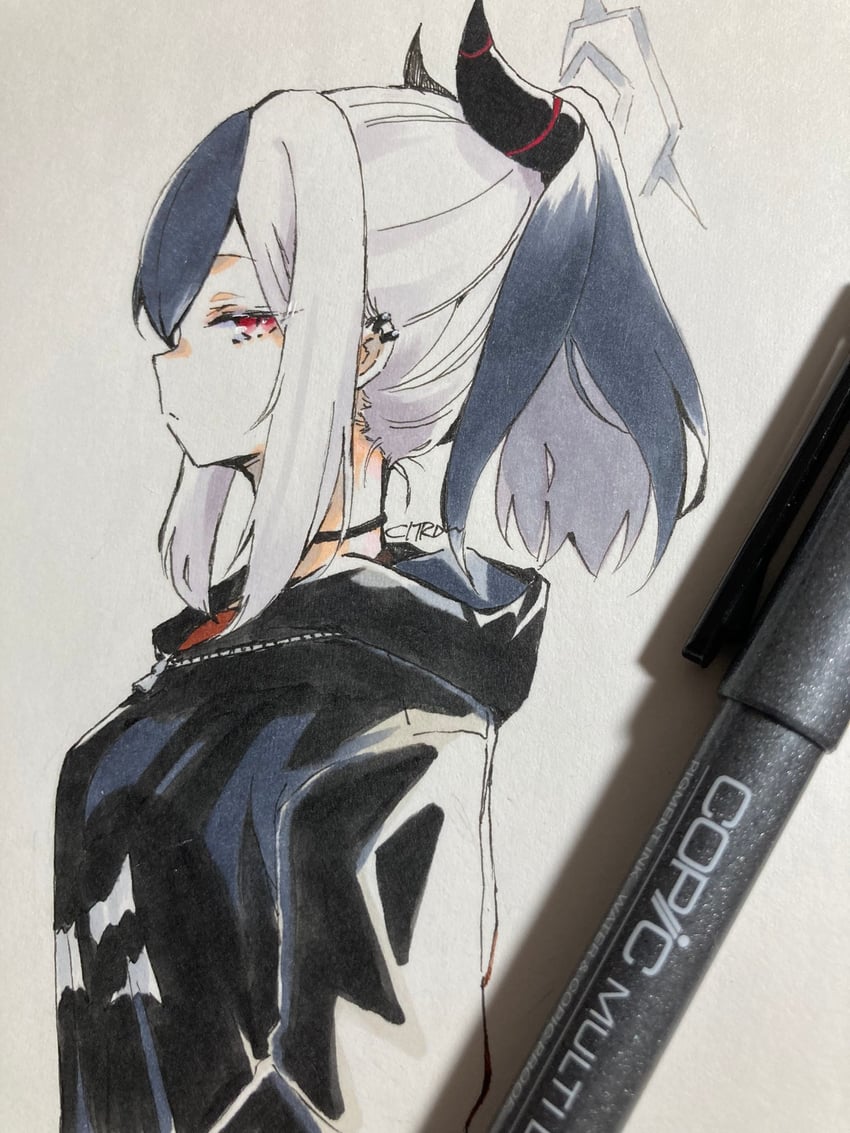 kayoko (blue archive and 1 more) drawn by citron80citron