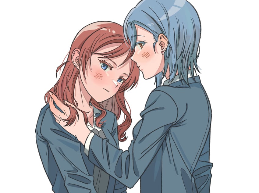 wakana shiki and yoneme mei (love live! and 1 more) drawn by idgukgu