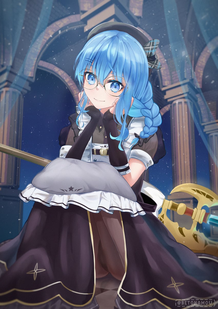 hoshimachi suisei (hololive) drawn by betonamou
